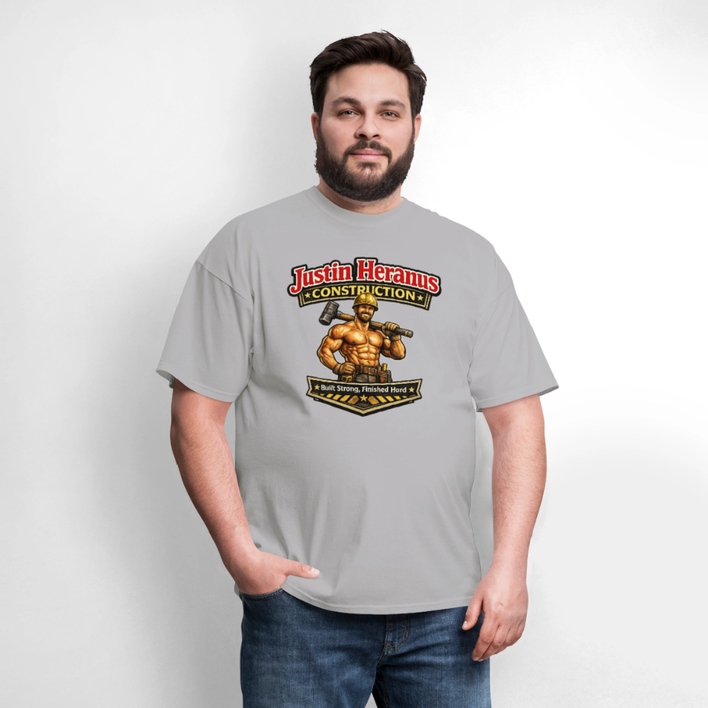 Justin Heranus Construction Funny T-Shirt - rock