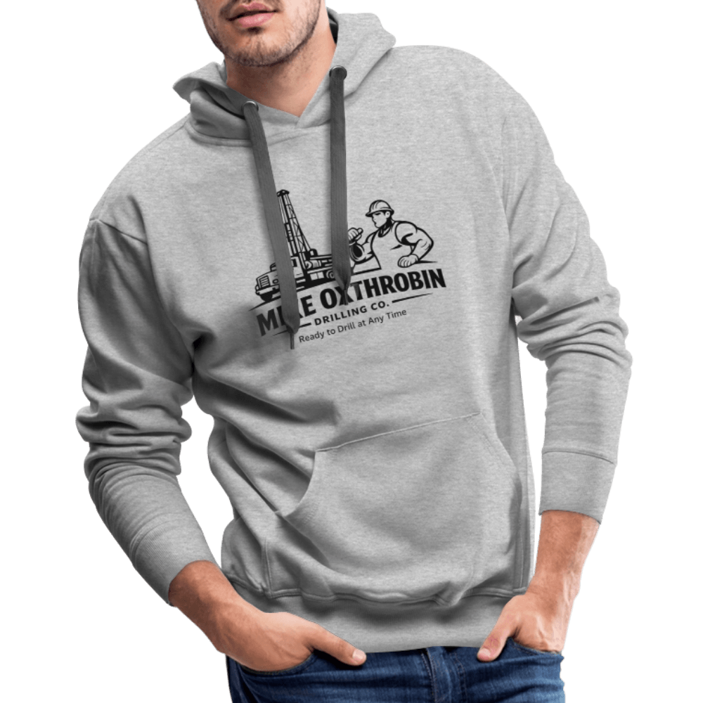 Mike Oxthrobin Drilling Co Funny Premium Hoodie Color: White