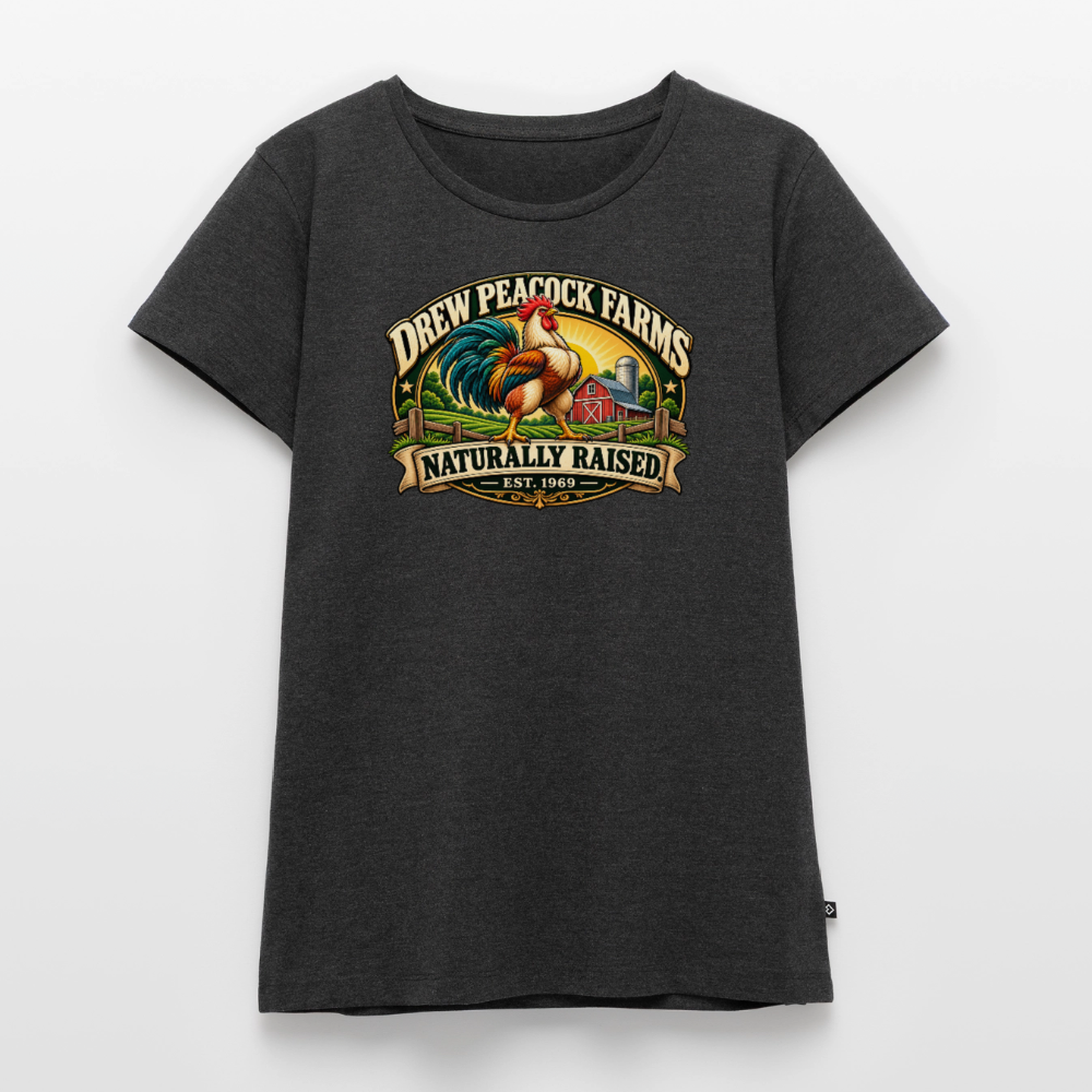 Drew Peacock Farms Women’s Premium T-Shirt - heather anthracite