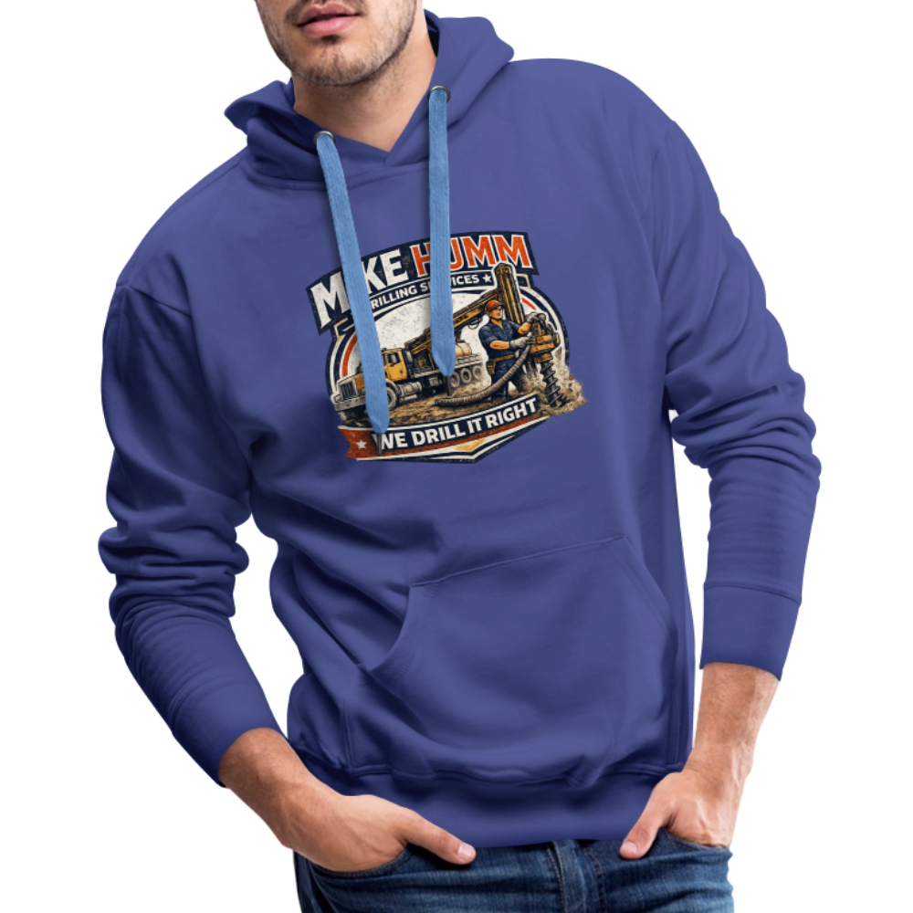 Mike Humm Drilling Service Funny Premium Hoodie - royal blue