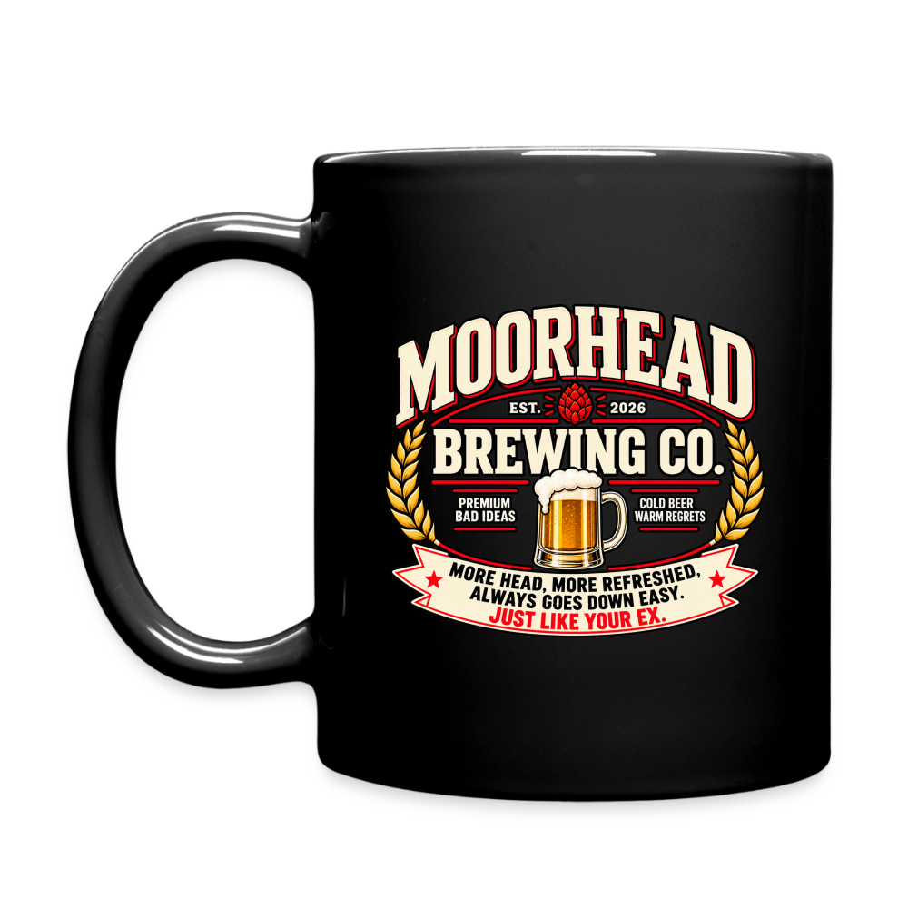 Moorhead Brewing Co. Black Coffee Mug Color: Black