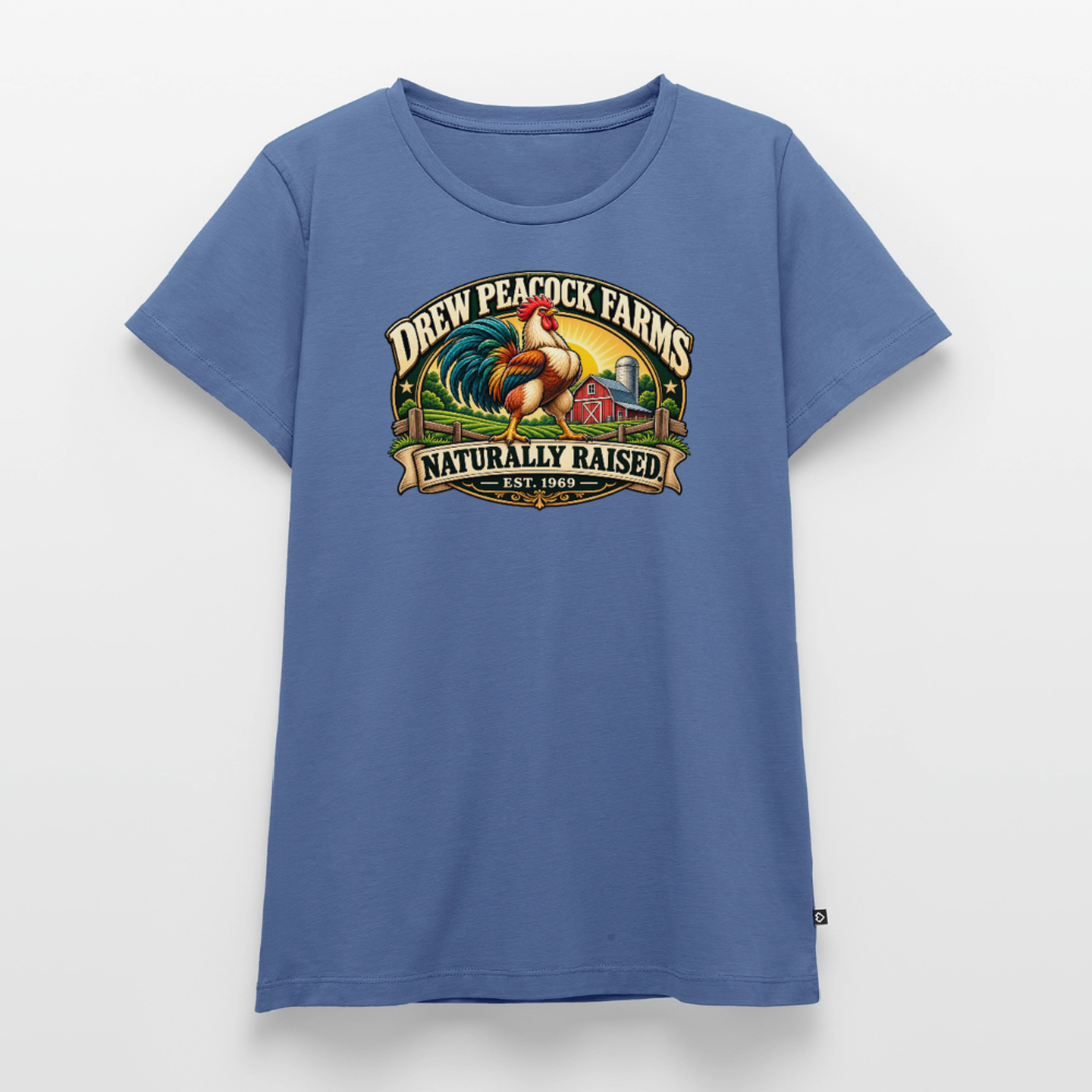 Drew Peacock Farms Women’s Premium T-Shirt - stone blue 