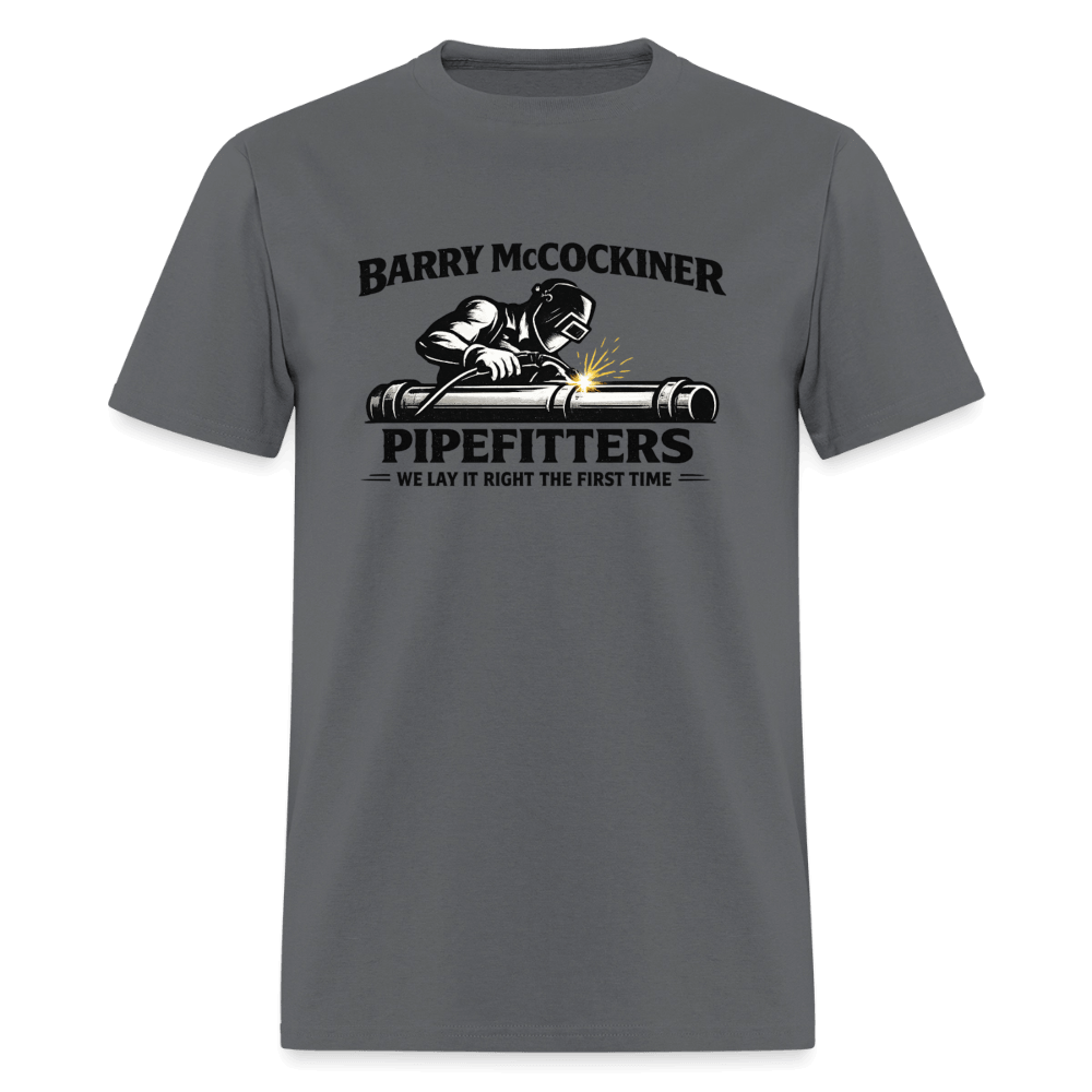 Barry McCockiner Pipefitters T-Shirt Color: Charcoal