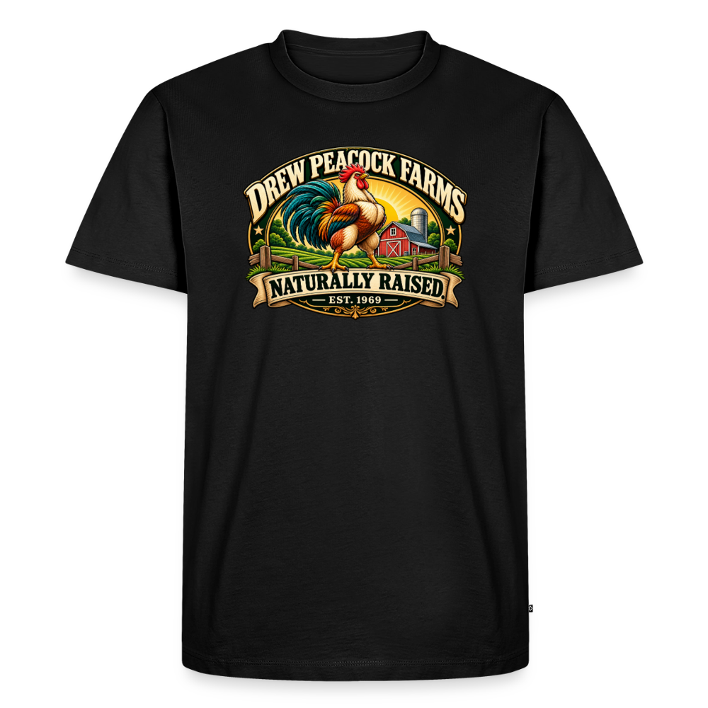 Drew Peacock Farms Premium T-Shirt Color: Black