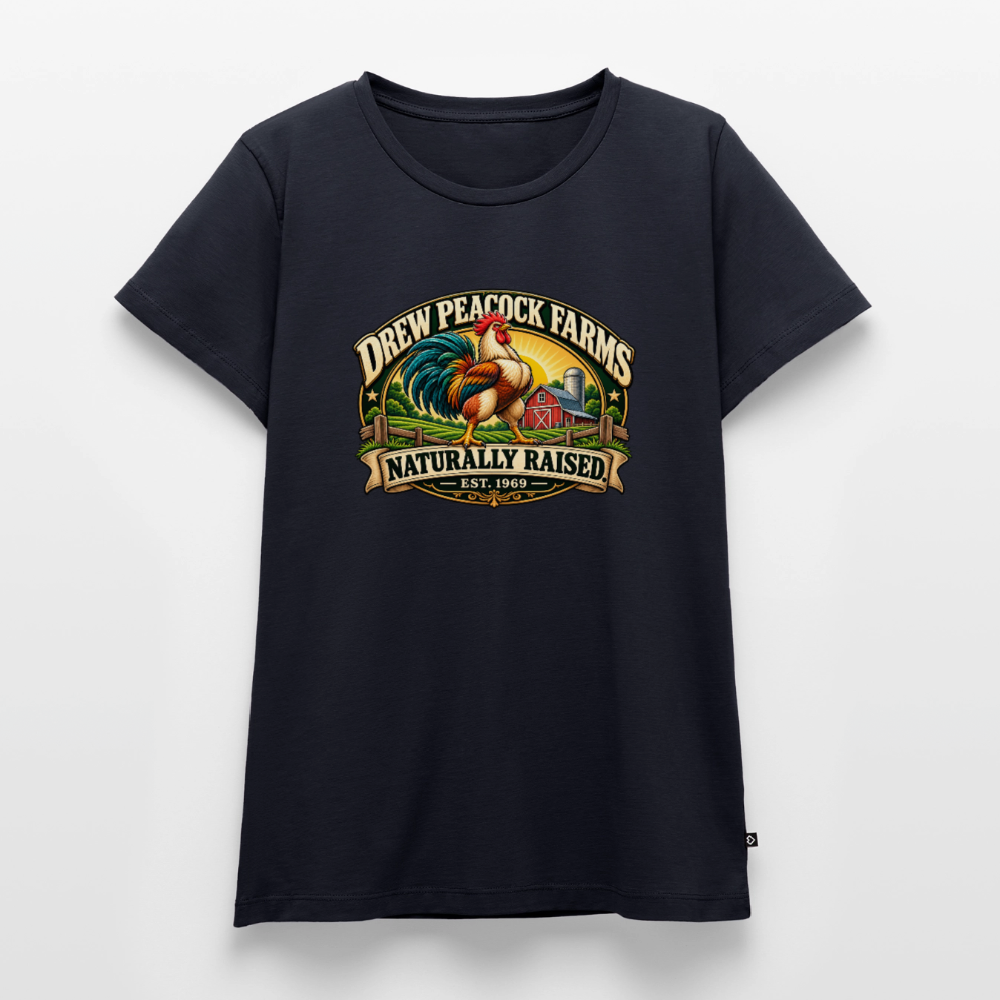 Drew Peacock Farms Women’s Premium T-Shirt - navy