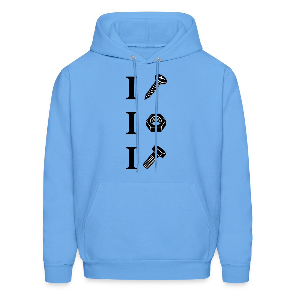 I Screw I Nut I Bolt Hoodie - carolina blue