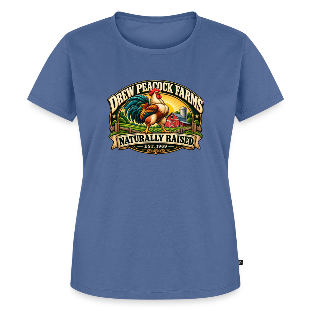 Drew Peacock Farms Women’s Premium T-Shirt - stone blue 