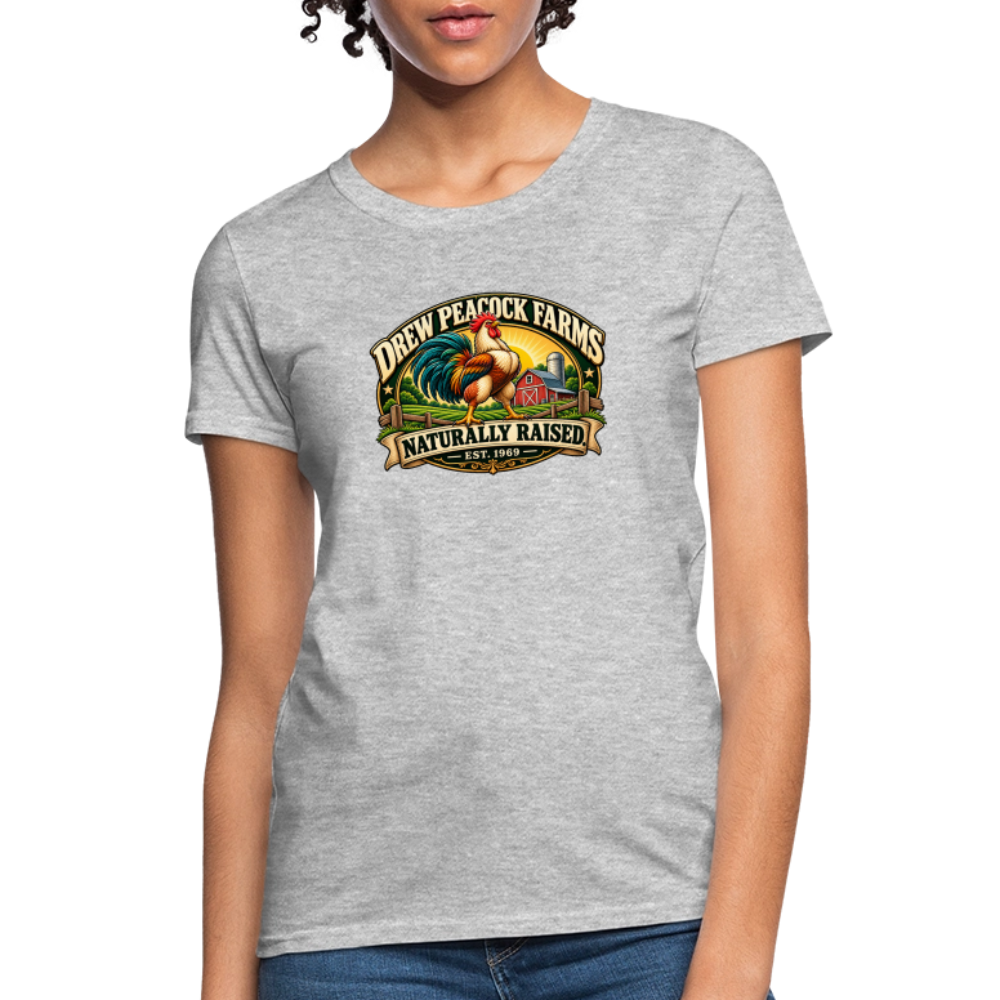 Drew Peacock Farms Women's T-Shirt - heather gray