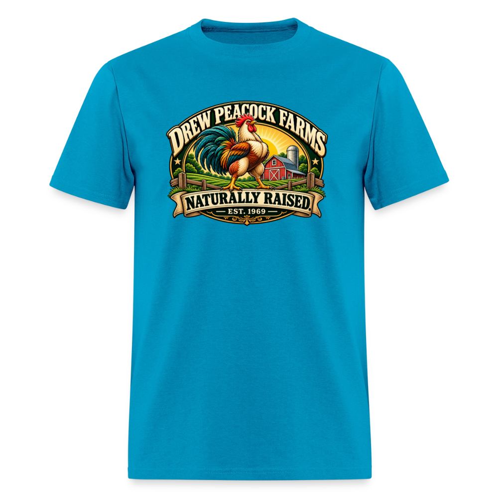Drew Peacock Farms T-Shirt - turquoise