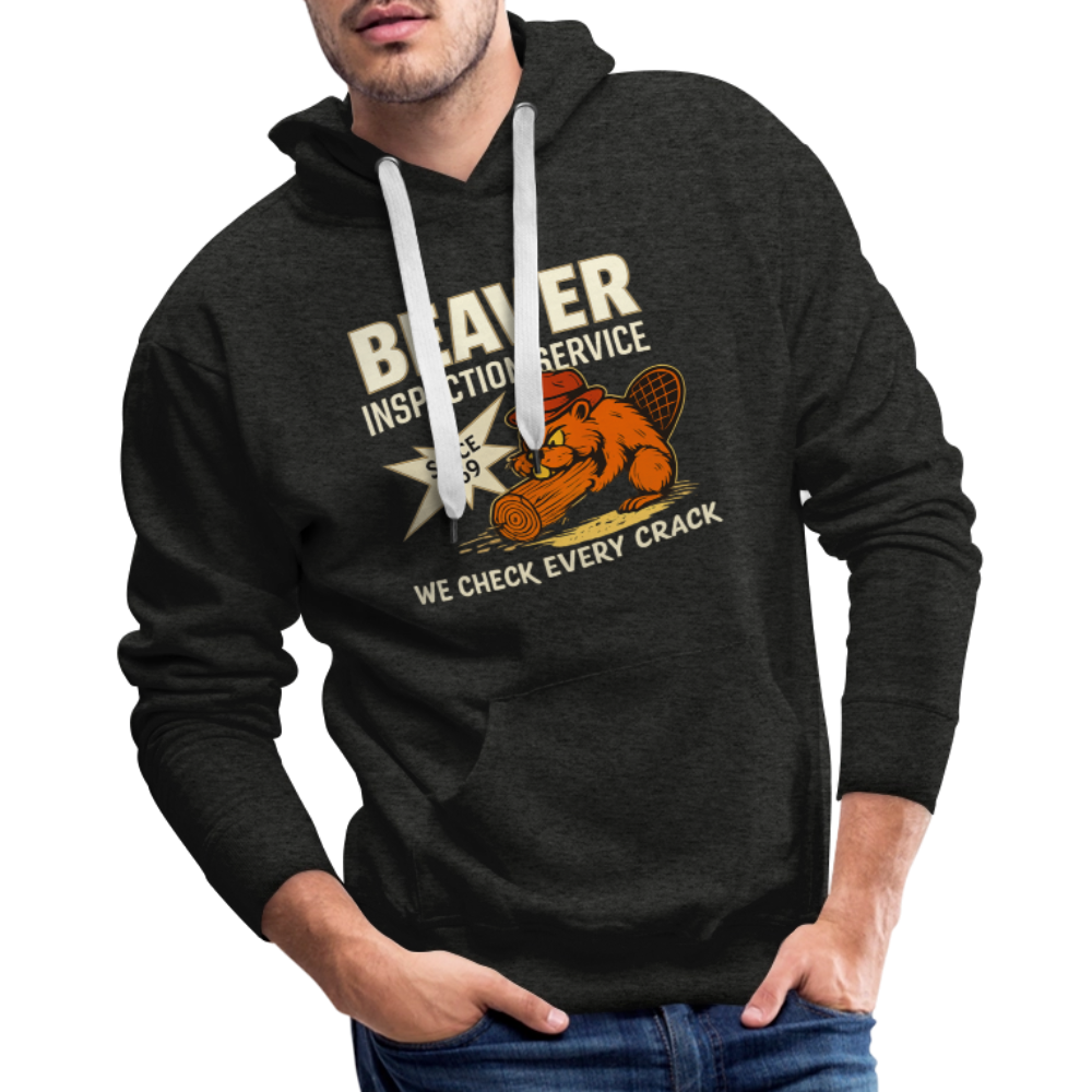 Beaver Inspection Service Adult Humor Premium Hoodie Color: Black