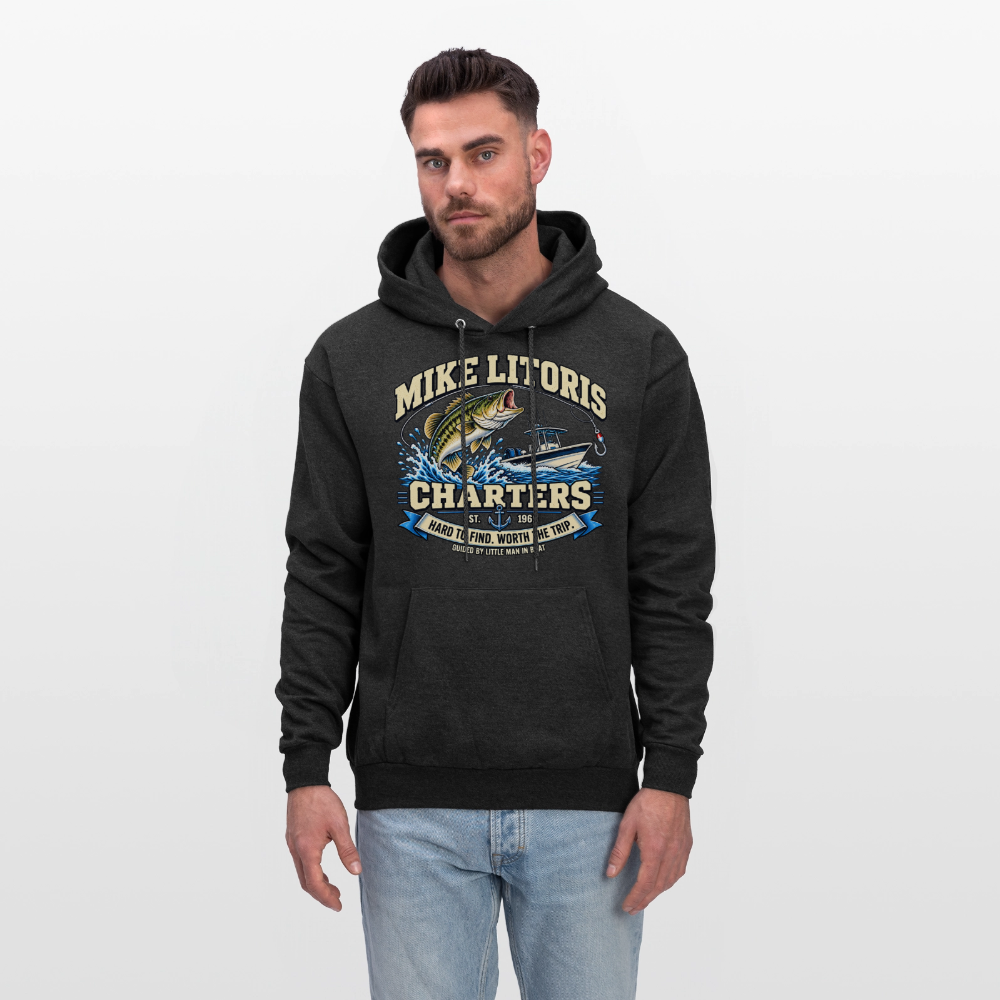 Mike Litoris Fishing Charters Hoodie Color: Black