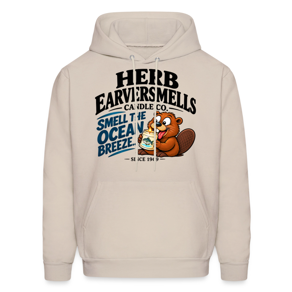 Herb Eaversmells Candle Company Hoodie Color: Sand
