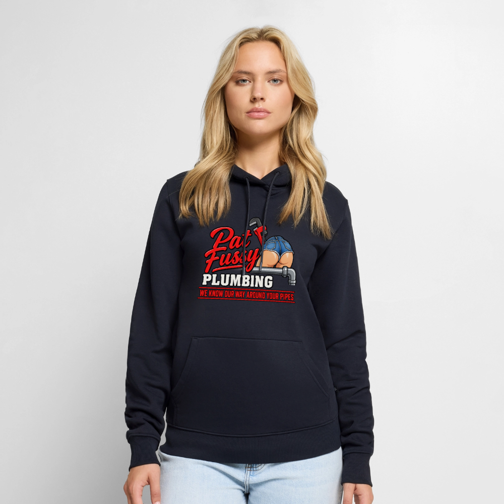 Pat Fussy Plumbing Funny Adult Premium Hoodie Color: white