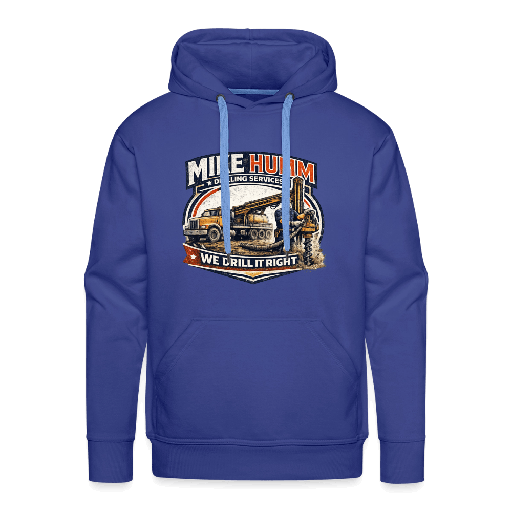 Mike Humm Drilling Service Funny Premium Hoodie Color: Royal Blue