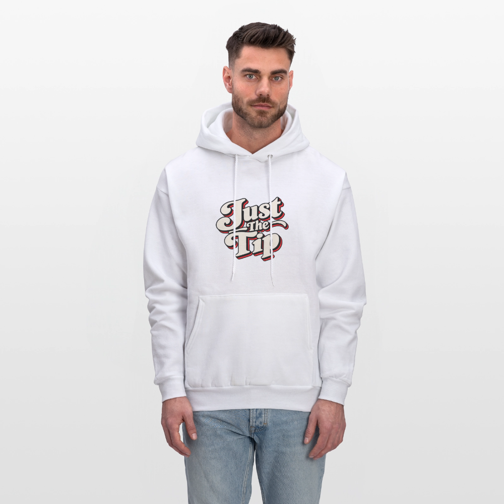 Just The Tip Funny Adult Humor Hoodie Color: Carolina Blue