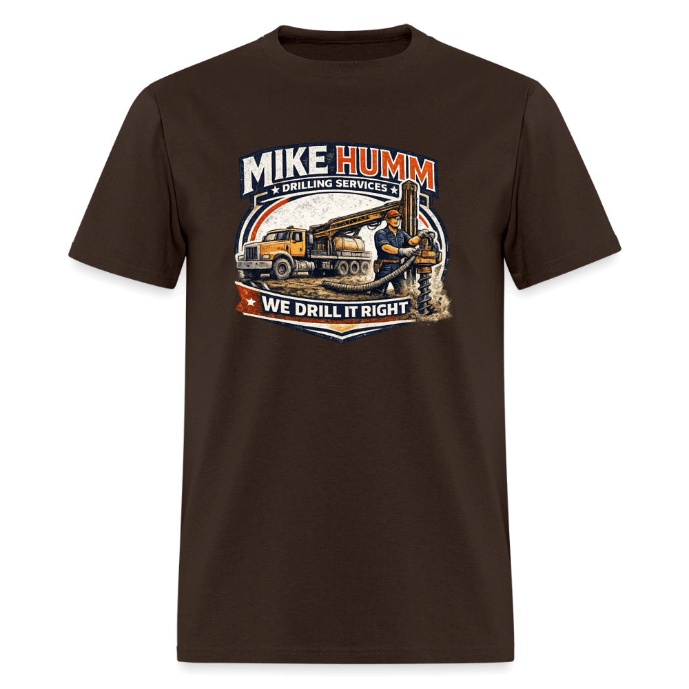 Mike Humm Drilling Service T-Shirt Color: White