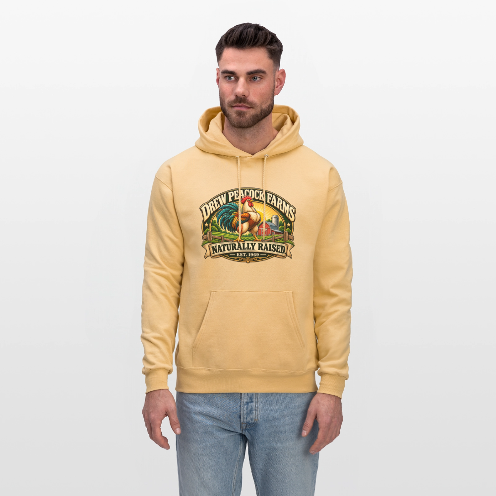 Drew Peacock Farms Hoodie Color: Carolina Blue
