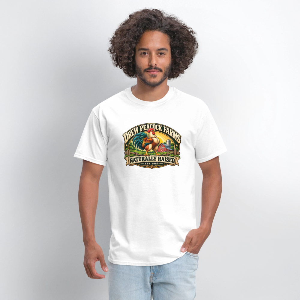 Drew Peacock Farms T-Shirt - white