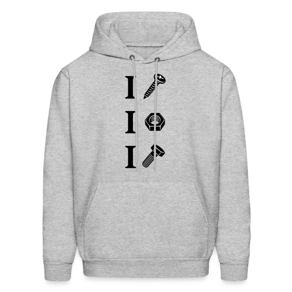 I Screw I Nut I Bolt Hoodie - heather gray