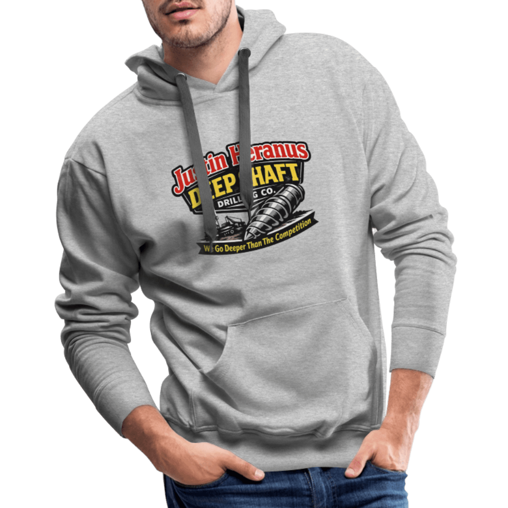 Justin Heranus Deep Shaft Drilling Premium Hoodie Color: White