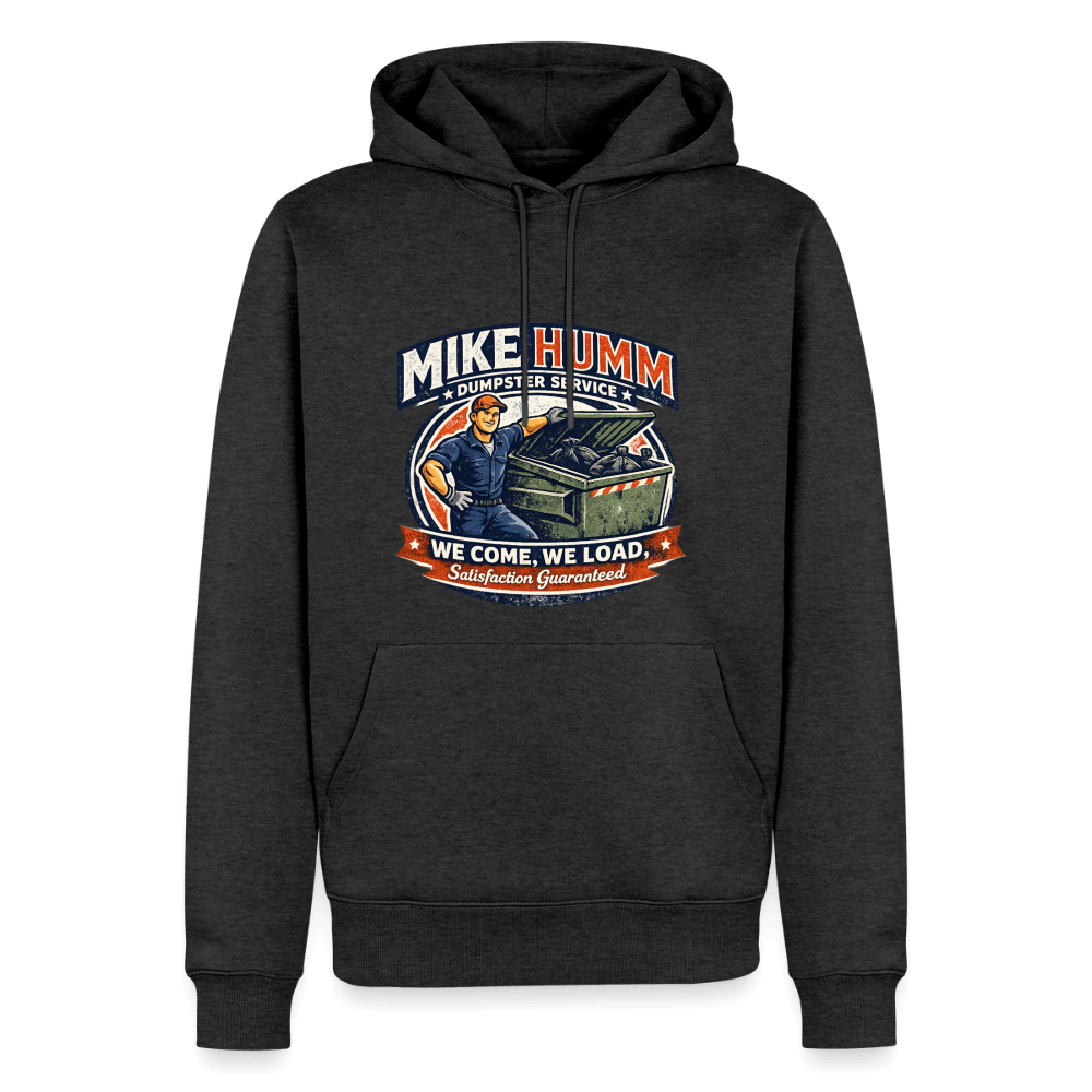 Mike Humm Dumpster Service Premium Hoodie Color: Heather Anthracite