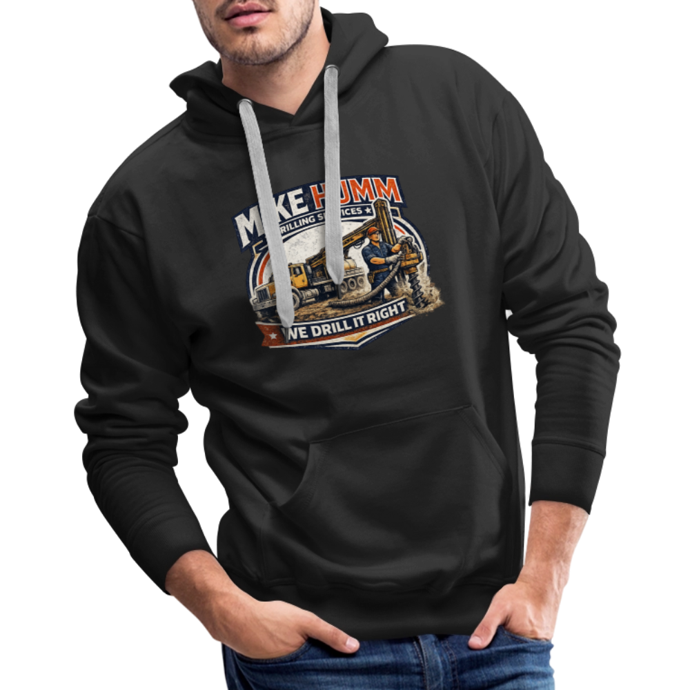 Mike Humm Drilling Service Funny Premium Hoodie - black