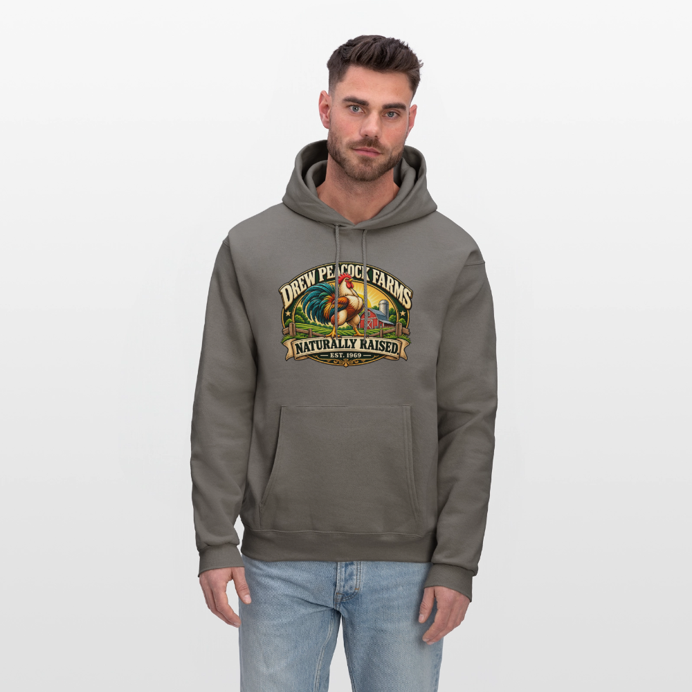 Drew Peacock Farms Hoodie Color: Carolina Blue