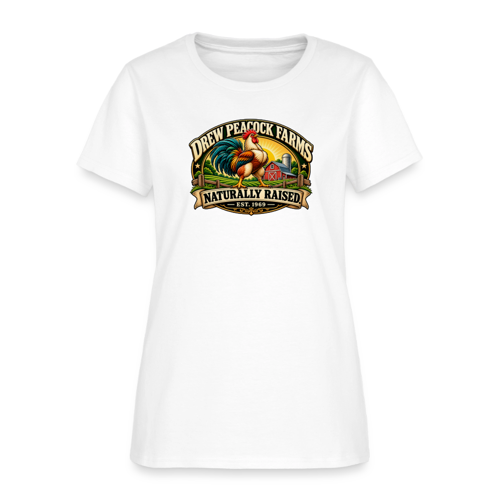 Drew Peacock Farms Women's T-Shirt - white