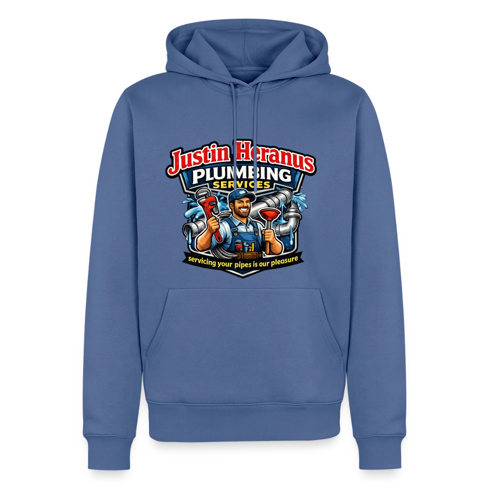 Justin Heranus Plumbing Premium Hoodie - stone blue 