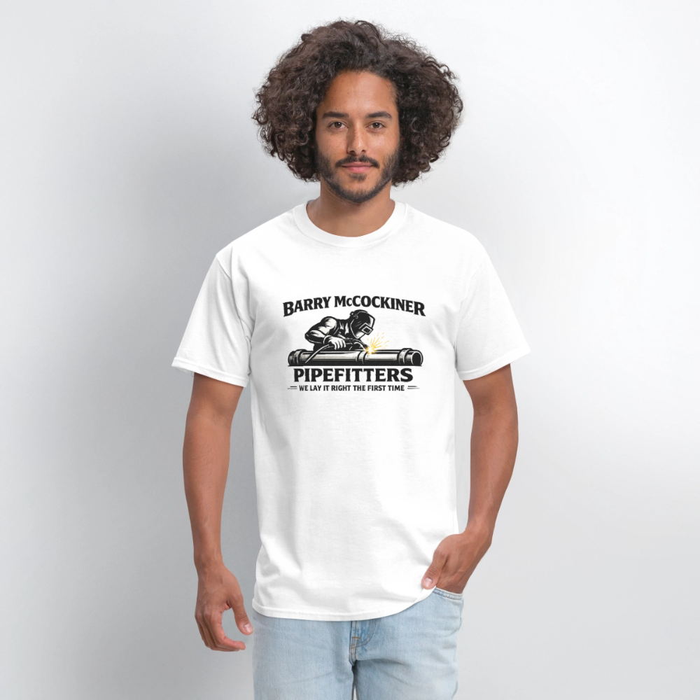 Barry McCockiner Pipefitters T-Shirt Color: Heather Gray