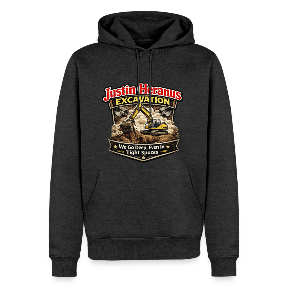 Justin Heranus Excavation Premium Hoodie - heather anthracite