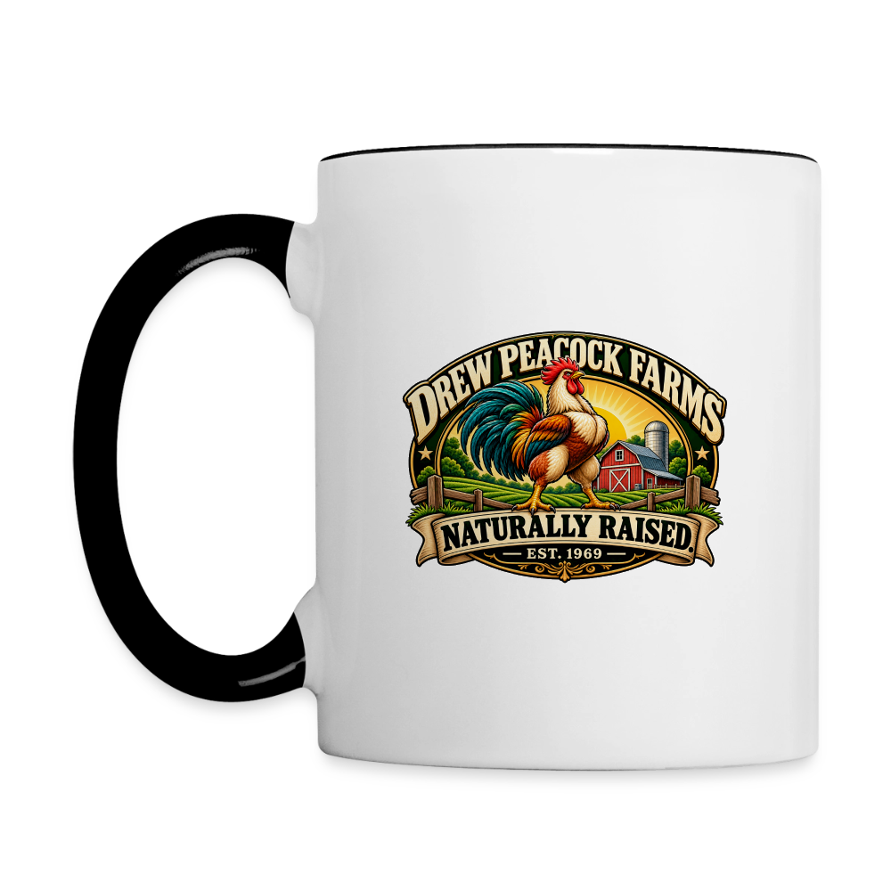 Drew Peacock Farms Mug - white/black