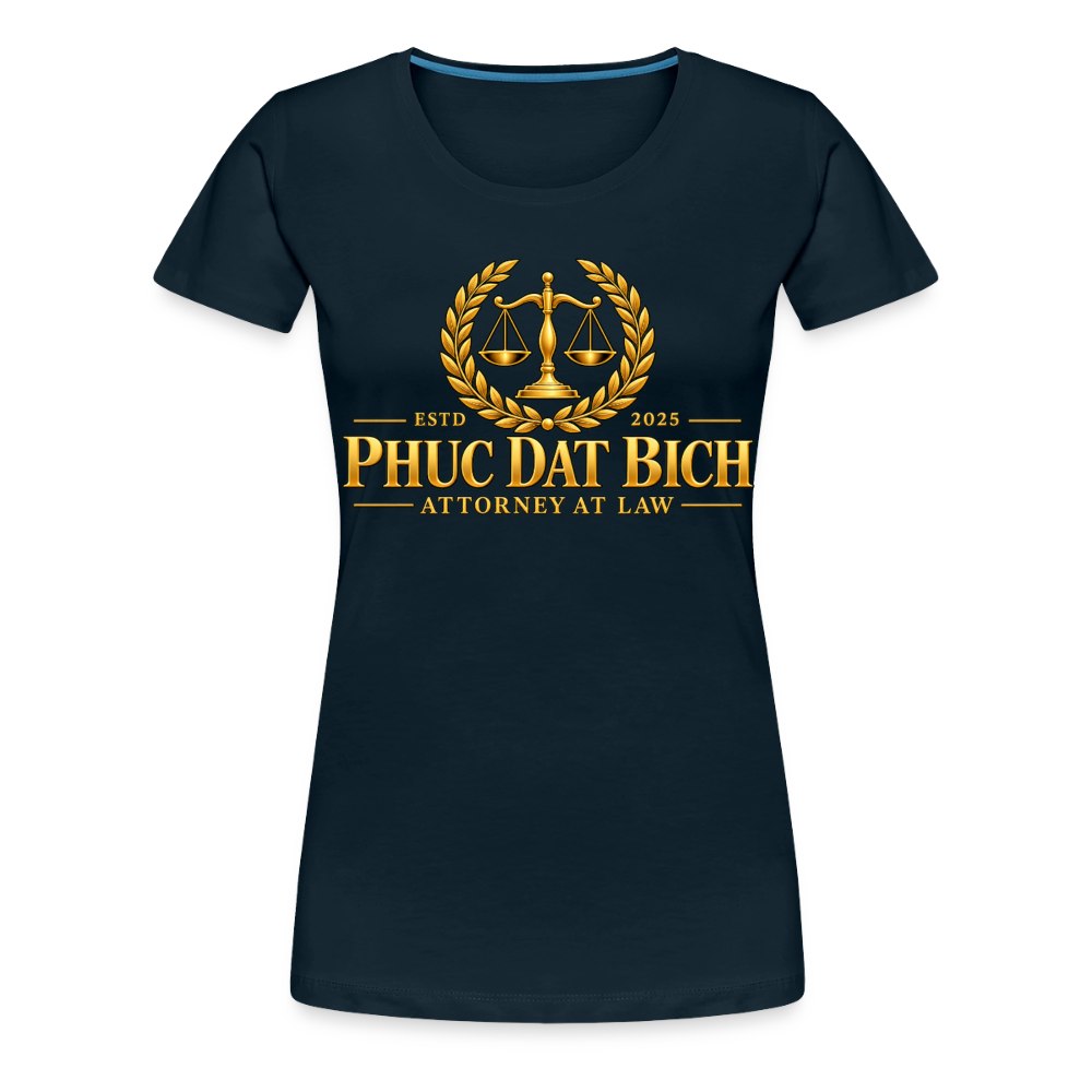 Phuc Dat Bich Attorney At Law Women's Premium T-Shirt - deep navy