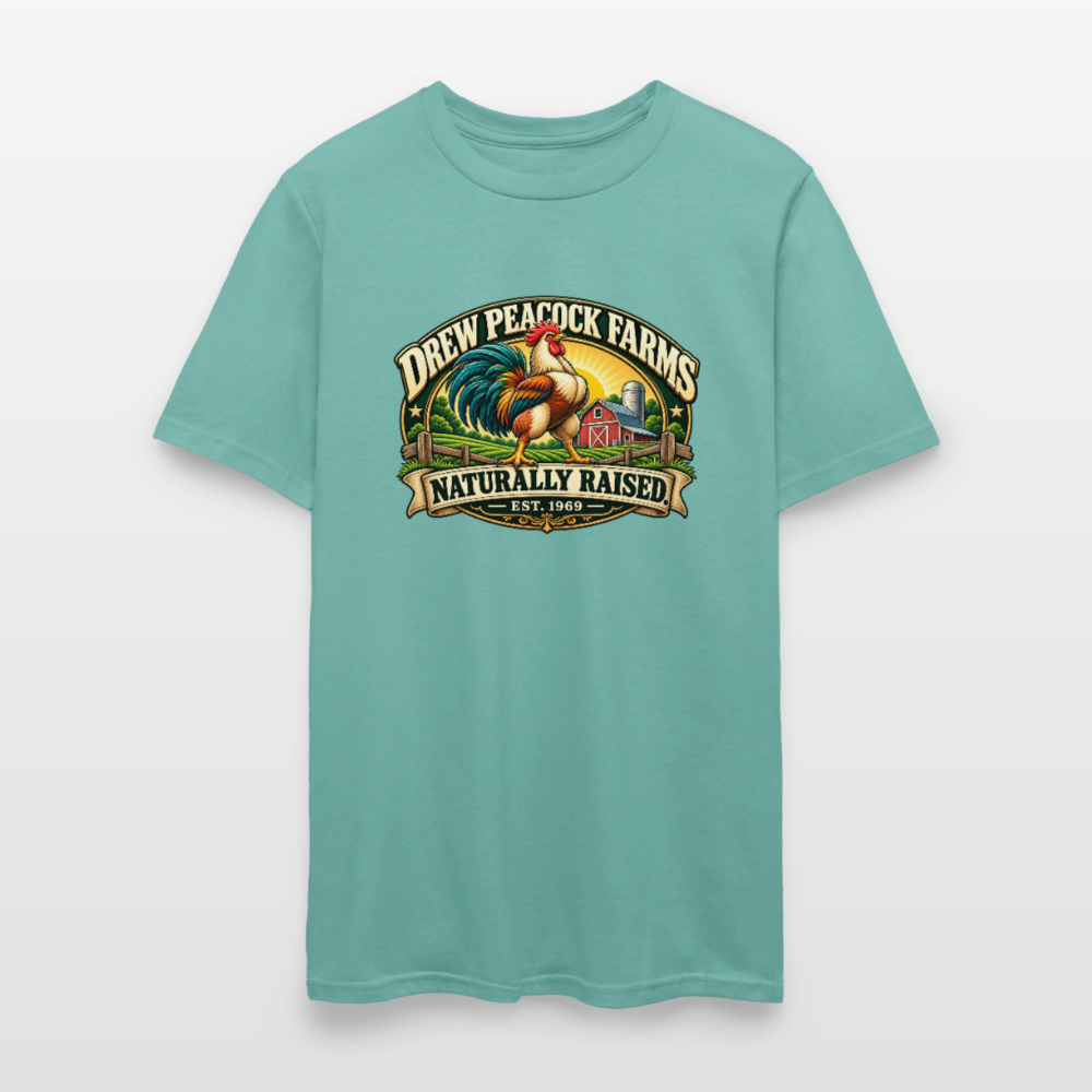 Drew Peacock Farms T-Shirt - aquatic