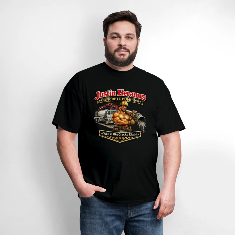 Justin Heranus Concrete Pumping T-Shirt - black