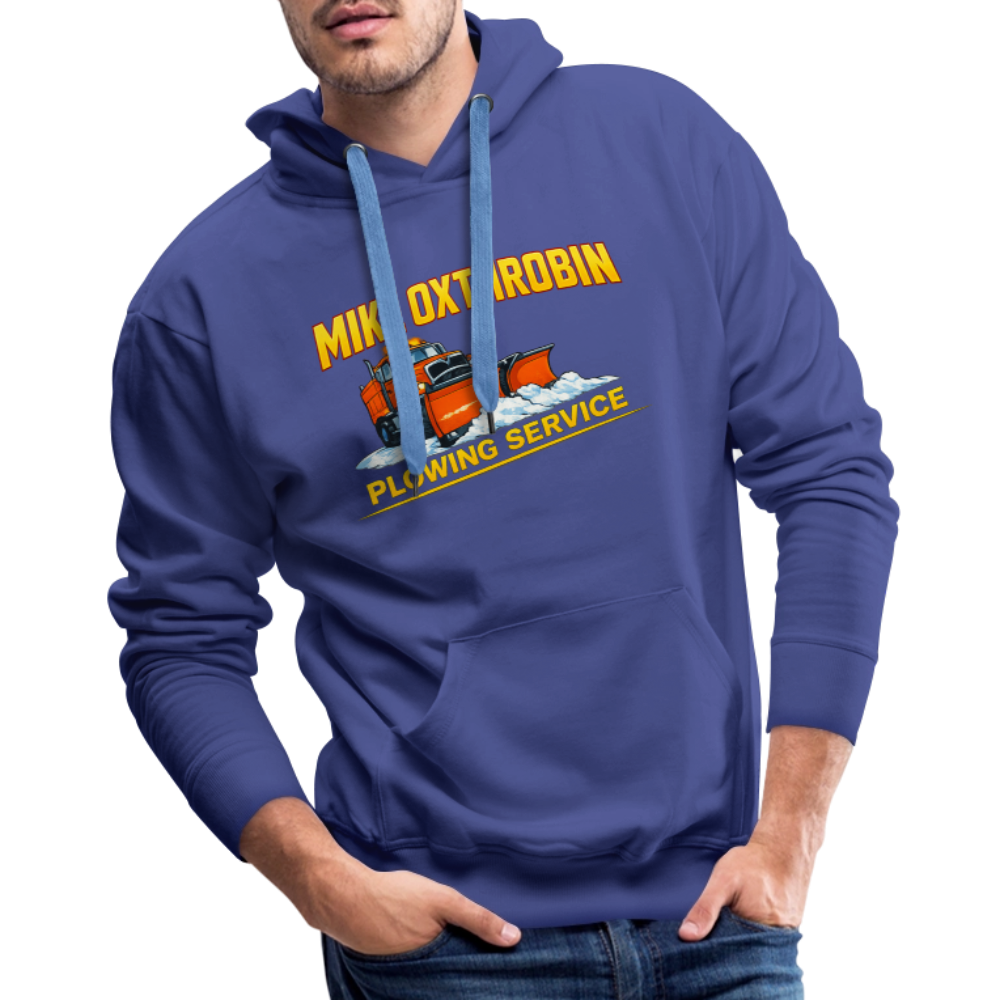 Mike Oxthrobin Plowing Service Premium Hoodie - royal blue