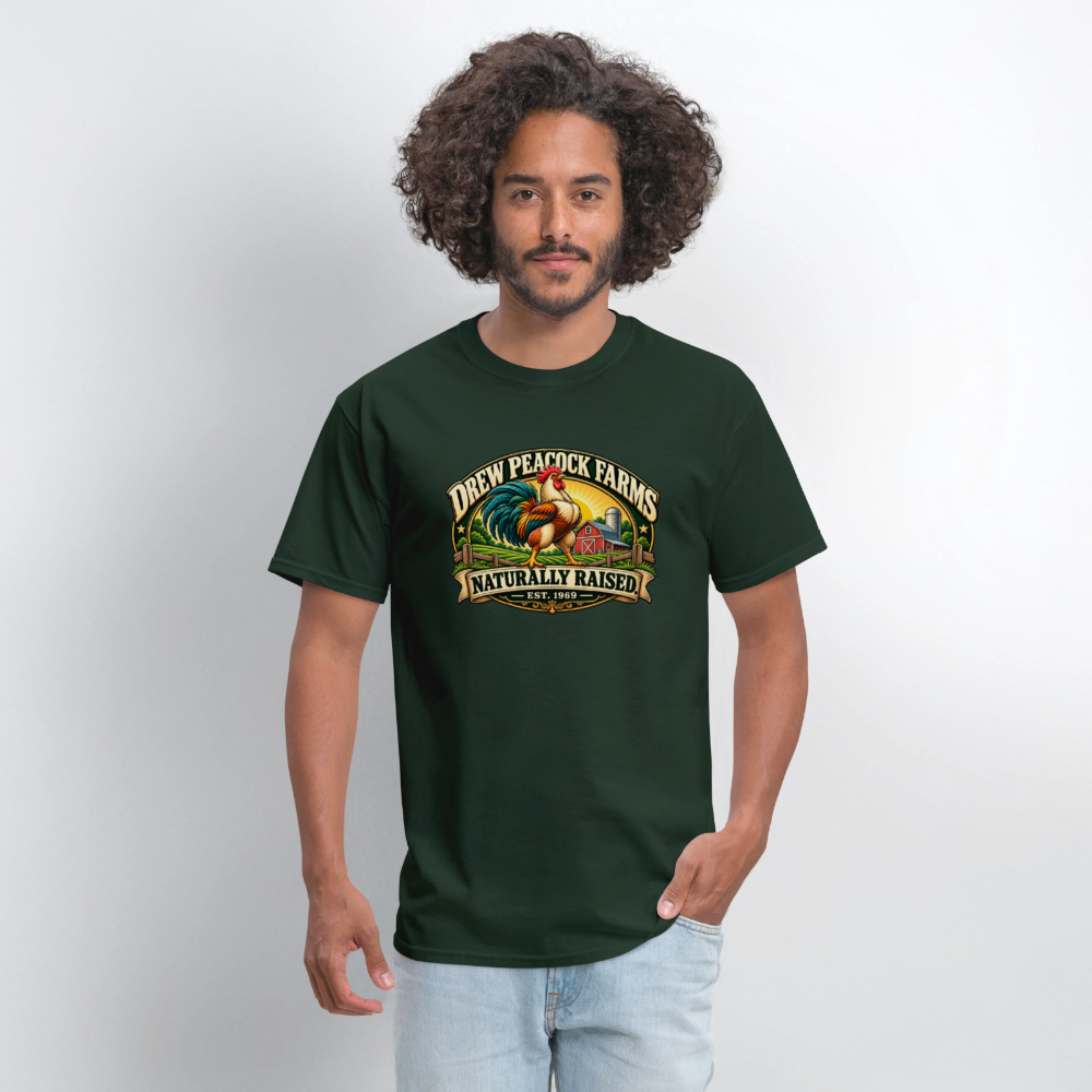 Drew Peacock Farms T-Shirt - forest green