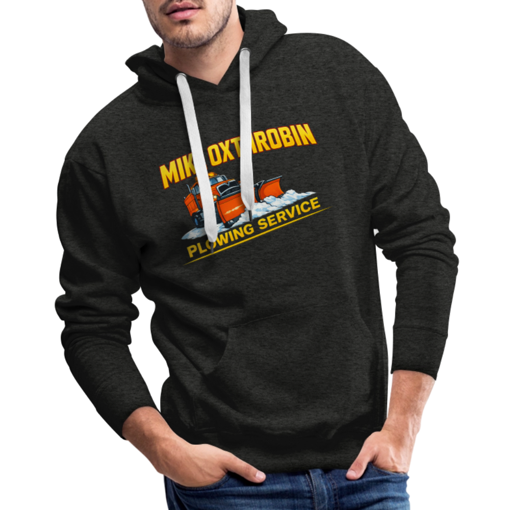 Mike Oxthrobin Plowing Service Premium Hoodie - charcoal grey