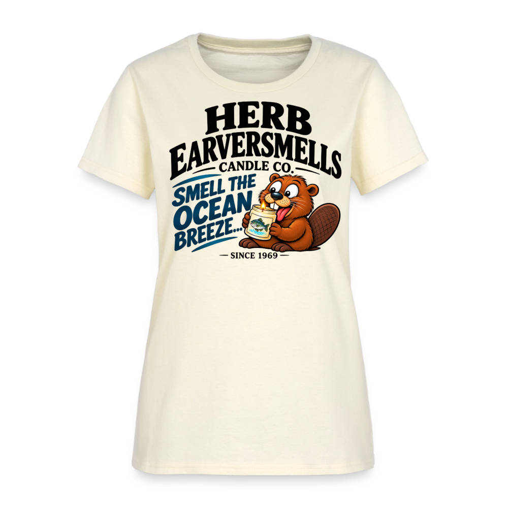 Herb Eaversmells Candle Company Women's T-Shirt Color: Off White