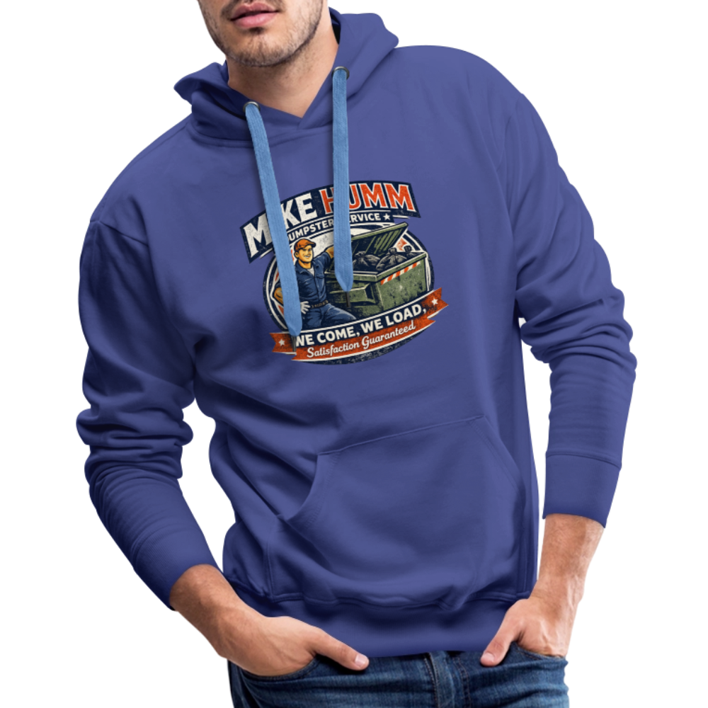 Mike Humm Dumpster Service Premium Hoodie - royal blue