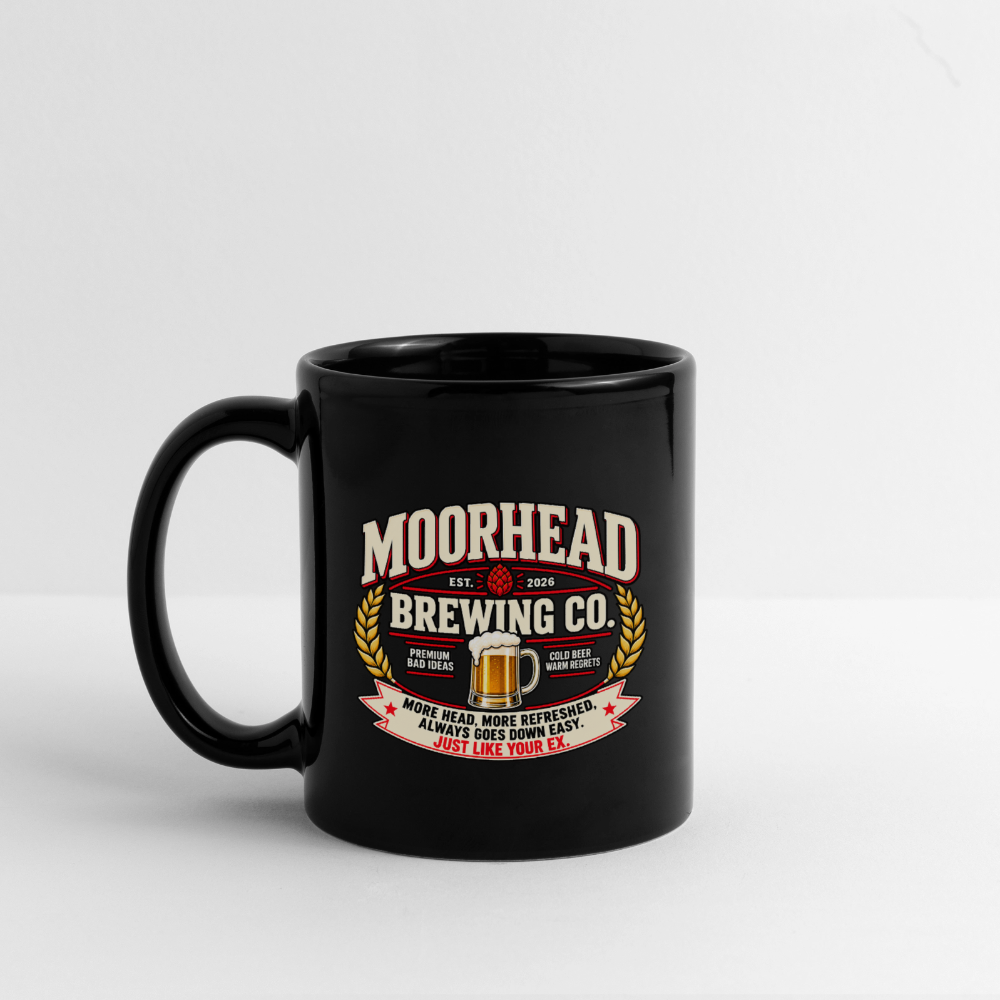 Moorhead Brewing Co. Black Coffee Mug Color: Black