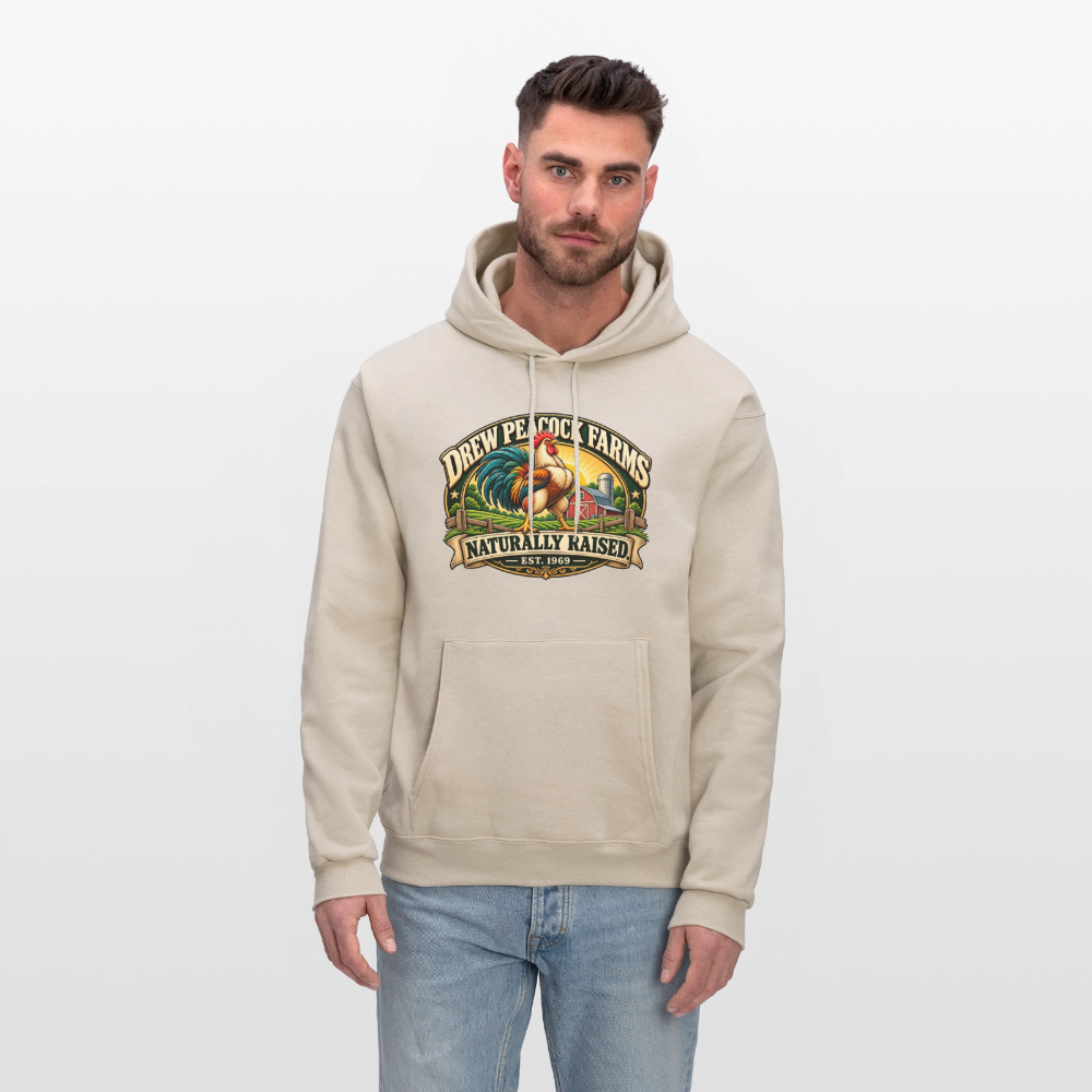 Drew Peacock Farms Hoodie Color: Carolina Blue