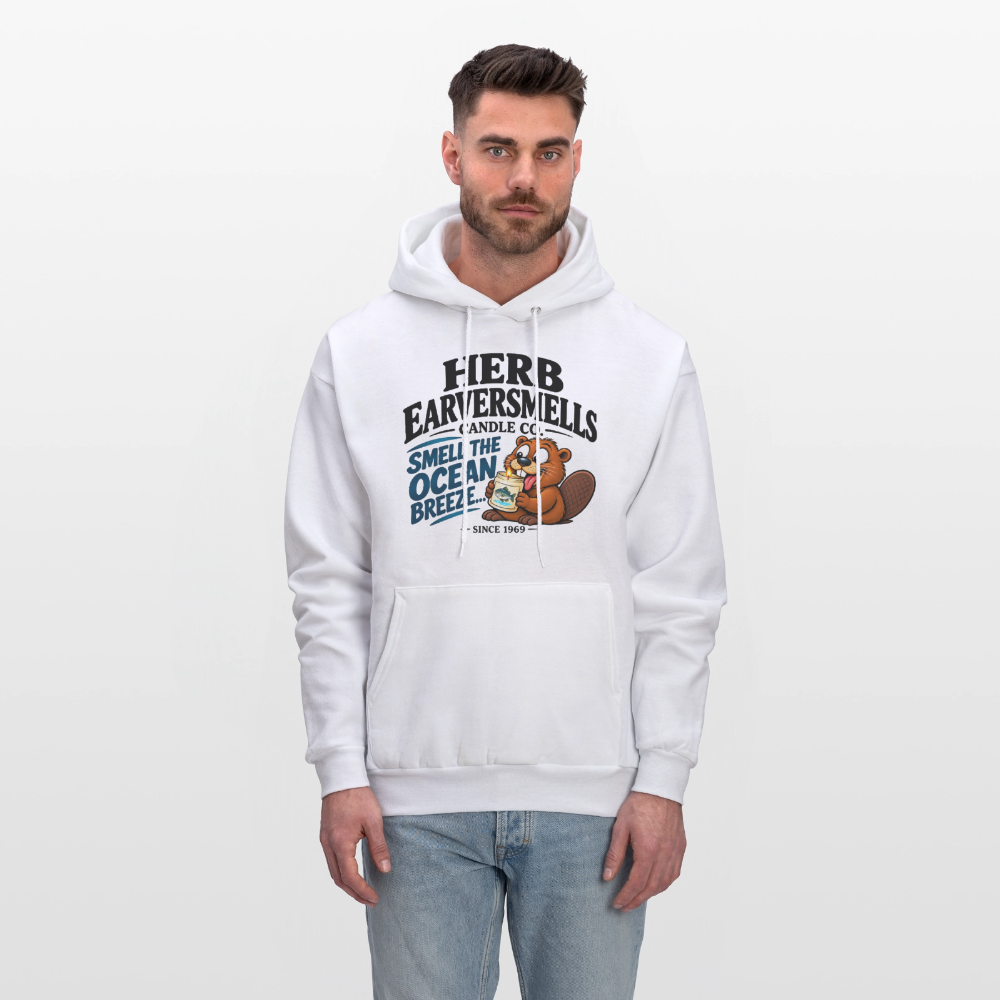 Herb Eaversmells Candle Company Hoodie Color: Heather Gray