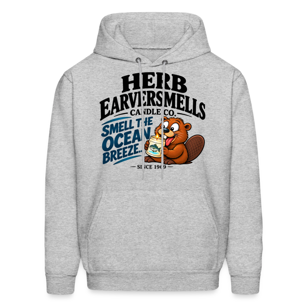 Herb Eaversmells Candle Company Hoodie Color: Heather Gray