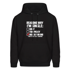 Reasons Why I'm Single Funny Adult Humor Hoodie – Dirty Joke Graphic
