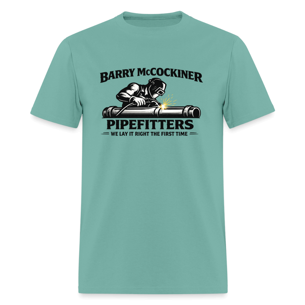 Barry McCockiner Pipefitters T-Shirt Color: Aquatic