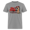 Pat Fussy Concrete Pumping Funny Adult T-Shirt Color: Rock