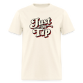 Just The Tip Funny Adult Humor T-Shirt Color: Sweet Cream Heather