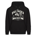 Fat Cock’s Halfway Inn Hoodie Color: Black