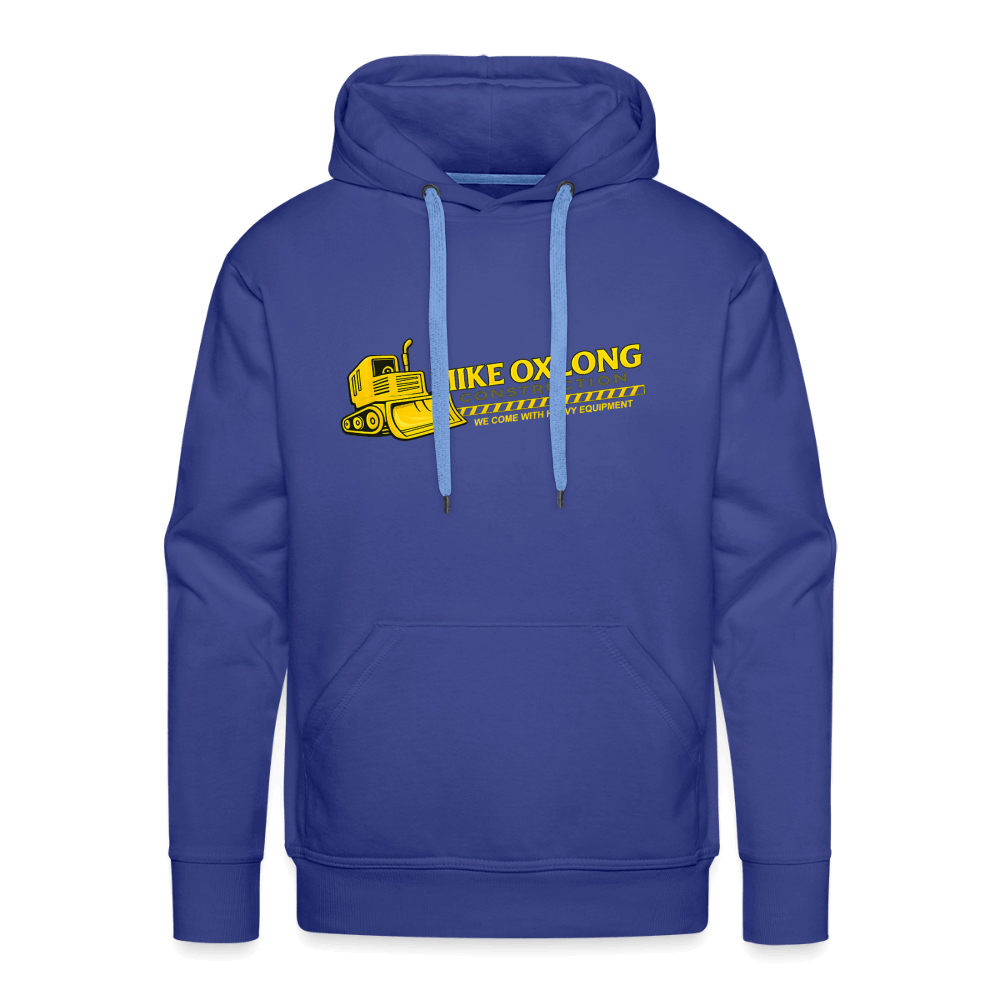 Mike Oxlong Construction Premium Hoodie Color: Royal Blue